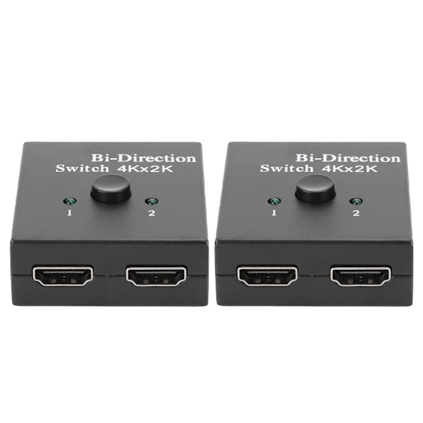 2 stk. HDMI Bi-Direction Switch Converter Switcher Splitter Hub HDCP 2x1 1x2 In Out