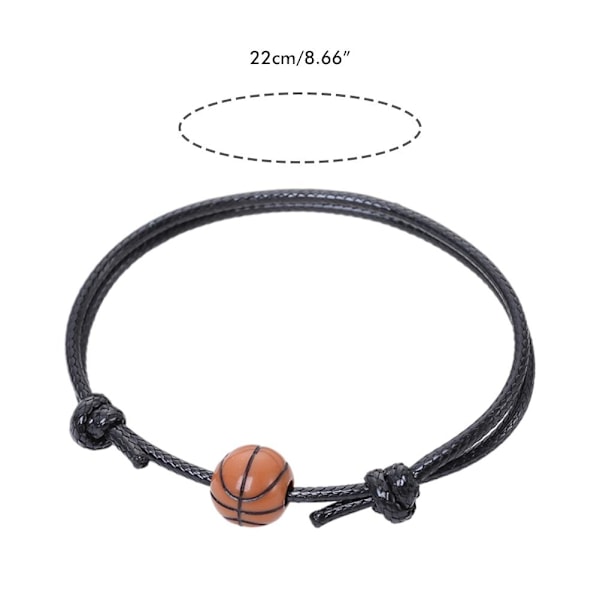 7 st sports armband armband basketboll fotboll volleyboll rugby baseball tennis pärlor armband justerbara inspirerande sports armband