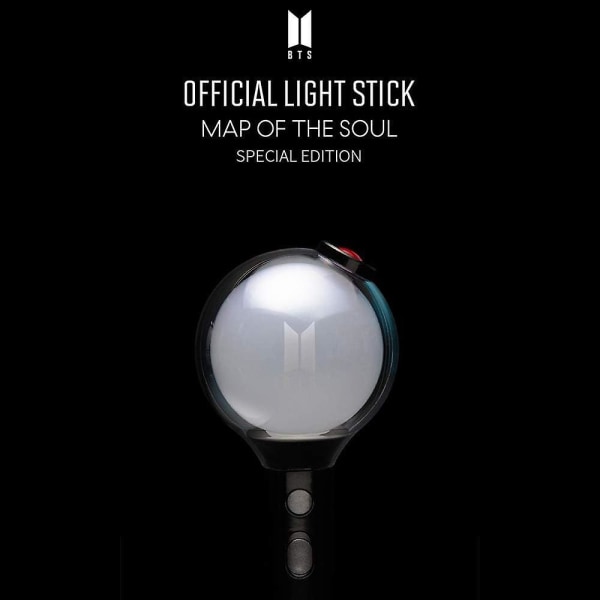 BTS Map Of The Soul Special Edition Official Lightstick (Inkluderar ett slumpmässigt BTS-klistermärke)