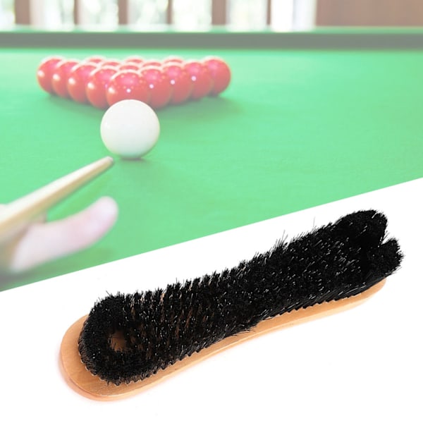 1 kpl Puinen Kahva Pool Biljardi Snooker Pöytäharja Hiusten lakaisutanko Puhdistustyökalun puhdistustarvike