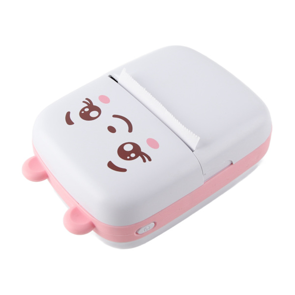 Mini Termisk Printer Blækfri Bluetooth Printer Håndholdt Trykmaskine til Etiket Foto Note Indbygget Batteri
