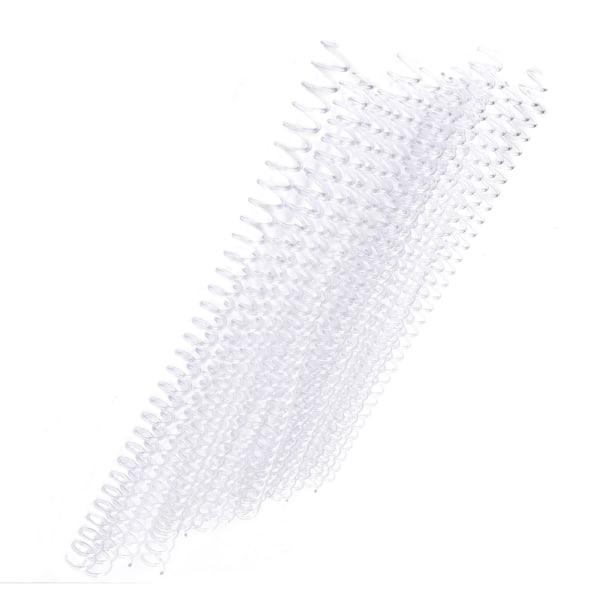 20st 30 Hål LösE blad Plastbindningsring Fjäder Spiralringar för A4-papper 13mm transparent