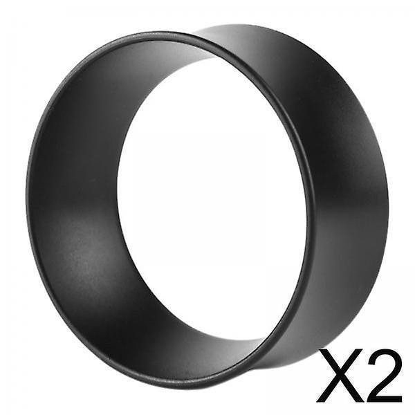 Set med 2 doseringsringar för espresso av aluminiumlegering 58 mm, praktiska och hållbara