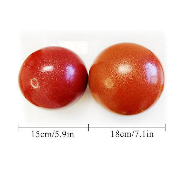Gymnastikboll för flickor 15/18 cm för dansövning och tävling 15 cm sliver