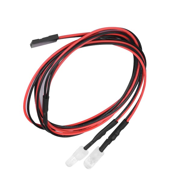2 STK 5 mm frontlykter RC tilbehør LED-lys for 1/10 modell driftbil (10# fargelys)