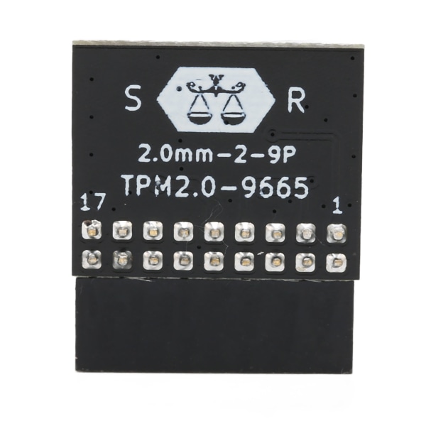 TPM 2.0-modul LPC 18pin TPM 2.0-sikkerhetsmodul for fjernkortkryptering for Windows 8.1 for Windows 7 for Windows10