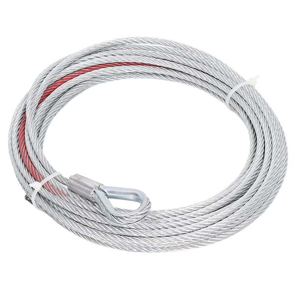 4500LBS Vinsj Kabel Wire Rustfritt Stål Tau 5.5mm Diameter 10m Lengde for Tauing Vinsjer