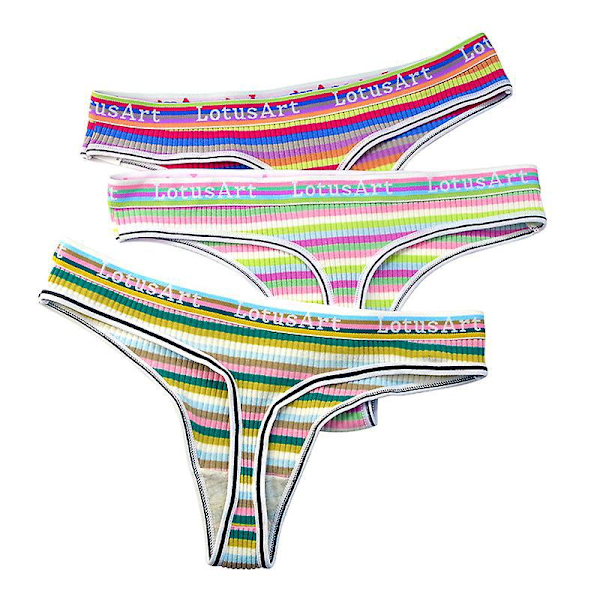 Trosor för kvinnor, spetstrosor plus size retro bomull låg midja underkläder sexiga