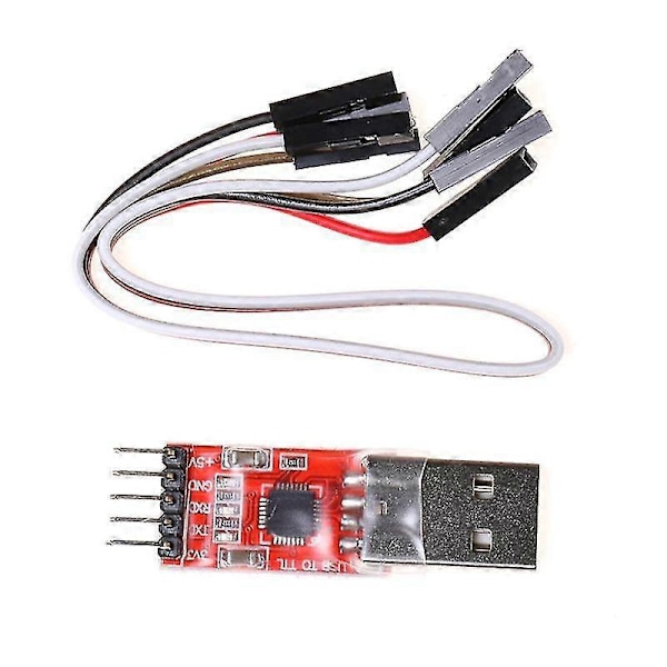 CP2102 Modul USB til TTL Seriell UART STC Nedlastingskabel Linjeoppgradering A Type USB -USB 5Pin