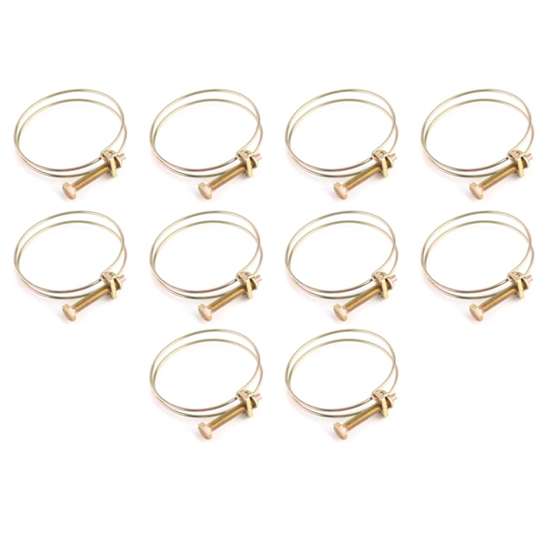 Dubbeltråds Vattenslang Maskklämma Rörclips Båge VVS (52mm-57mm)