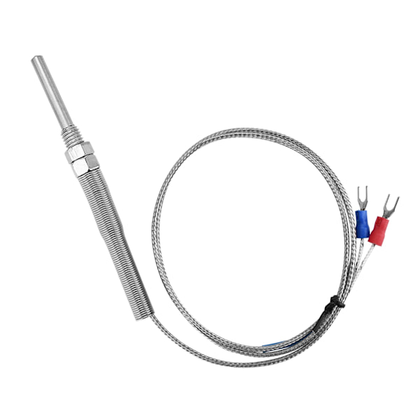 M8 Gänga Typ K Termoelement 30 mm Sond Temperatursensor Tråd 0-400 ℃ (1 m)