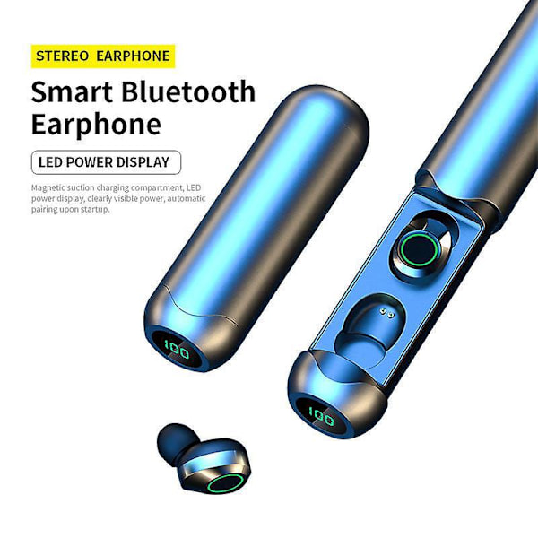 Wireless Earbuds with HD Stereo, Noise Cancelling and Mic - USB-C Charging Case Included - IP7 Waterproof