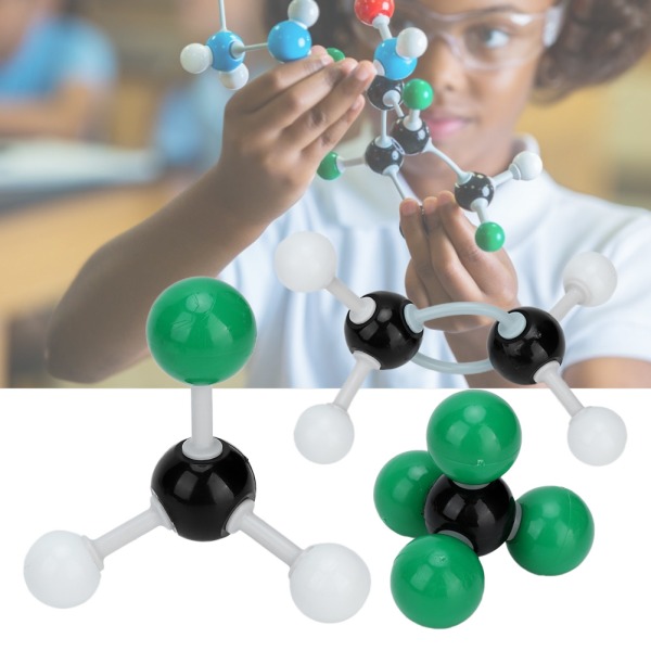 179 stk Molecular Organic Uorganisk Structure Kit Atom Link Model Sett for Student Teacher