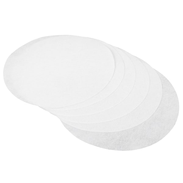 Filtbeskyttelse for tallerkener Anti-friksjons oppbevaringsseparator Isolasjonsmatte Matplate Porselensdeler (Hvit 24PCS)