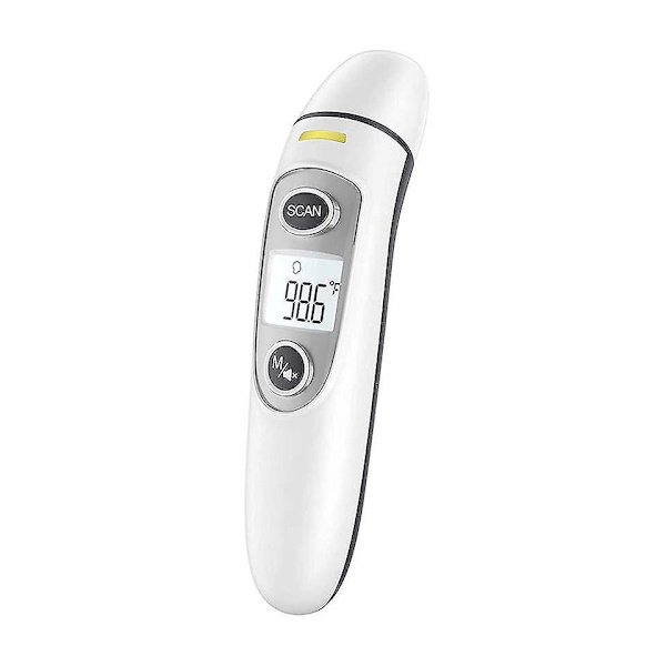 LCD Panntemperaturtermometer med Feberalarm och Minnesfunktion - Perfekt för Hela Familjen
