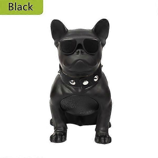 Trådlös Högtalare Liten Bulldog Bluetooth Högtalare Trådlös Bluetooth Högtalare Utomhus Portabel Bass Högtalare svart