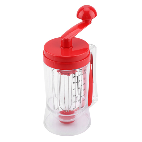 Handhållen manuell pannkaka Cupcake Smet Mixer Dispenser Blender Machine Baking Tool