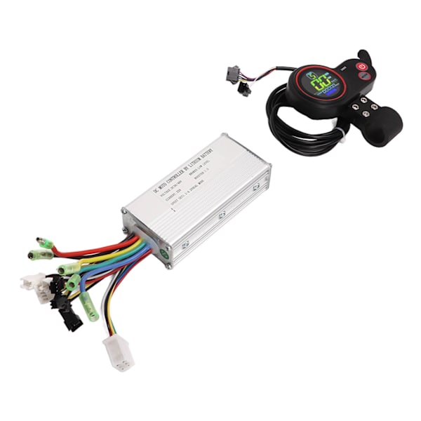 Sähköpyörän moottorin ohjain LCD-värillinen näyttöpaneeli 36V 500W harjattomalle moottorille 36V 48V 22A