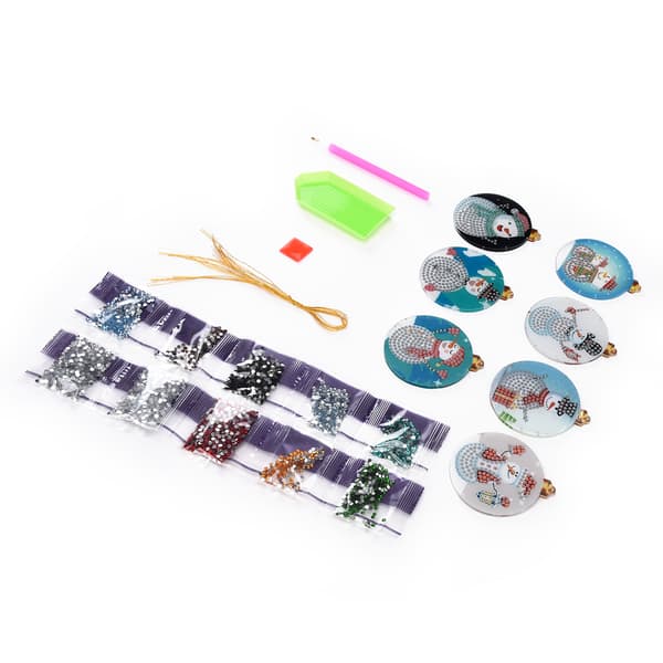 Rhinestone Maleri Julepynt Dekorative Anheng DIY Avslappende Håndverkspynt