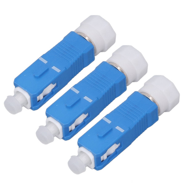 3 st fiberoptisk kontaktadapter SC hane till FC hona single mode-omvandlare för optisk effektmätning