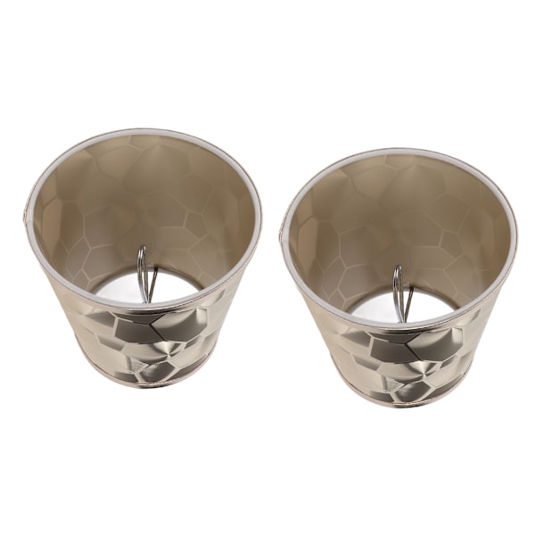 2 st trumlampskärm E14 PVC modern dekorativ liten tunna lampskärmsskydd för bordsvägg taklampa
