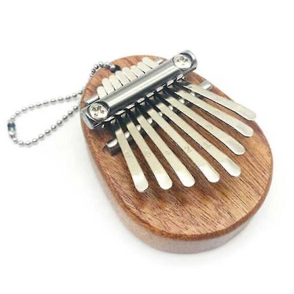 Lille Kalimba 8 Tangenter Tommelfingerklaver Fingermusik Keyboard Instrument Gaver Tommelfingerklaver Fingerdele