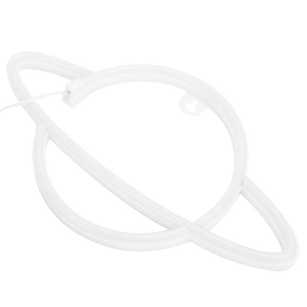 Planetformet LED Neon-skilt USB nattlys for soverom, bursdagsfest, veggdekor