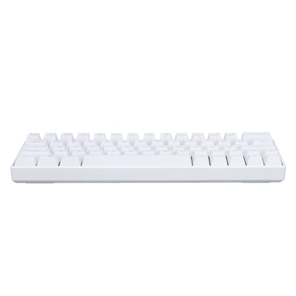 Mekanisk tastatur 64 taster RGB trådløs 2.4G BT3.0 5.0 Type C kablet tilkobling ergonomisk hvit mekanisk tastatur lineær handling bryter