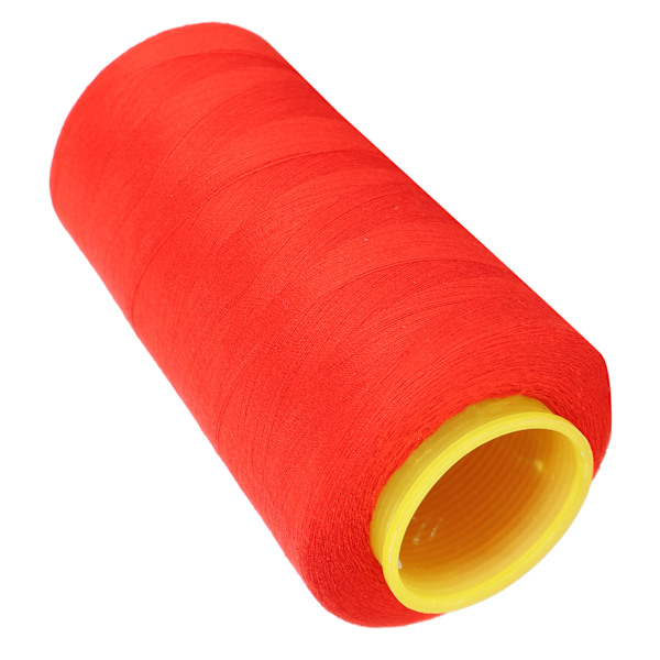 402 Polyester-ompelulanka 3000 jaardia käsinompelunaru DIY-käsityön ompeluun käsinpunainen
