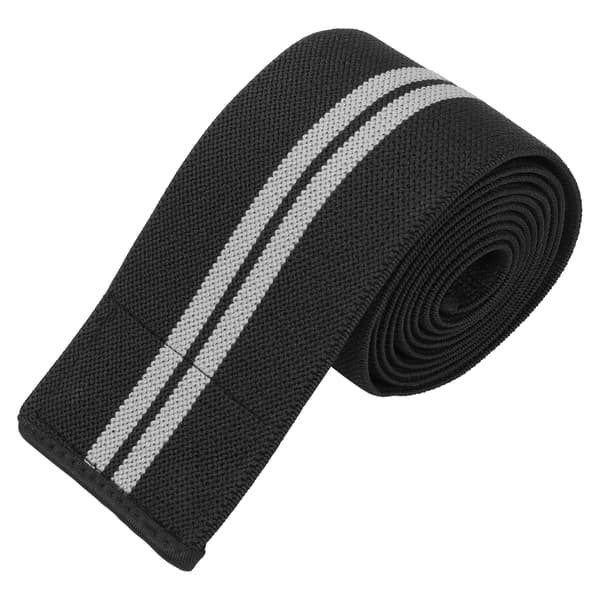 Sports Knæbind Kompression Elastiske Knæ Sleeves Strop til Vægtløftning Sort Grå