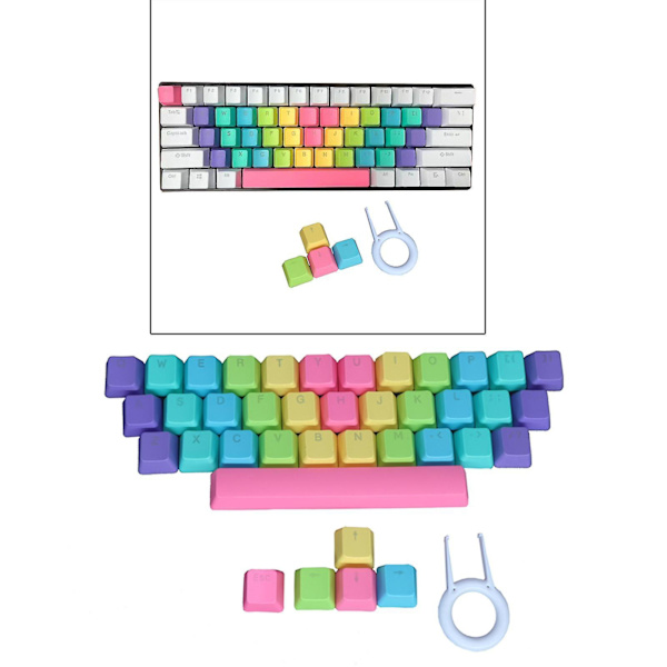 PBT 39 Tangenter DIY Anpassade Mekaniska Gamingtangentbord Universella Tangenter