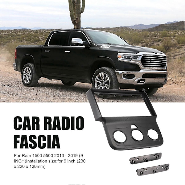 9 Tum Bilradio Installation DVD GPS Mp5 Fascia Ram För Ram