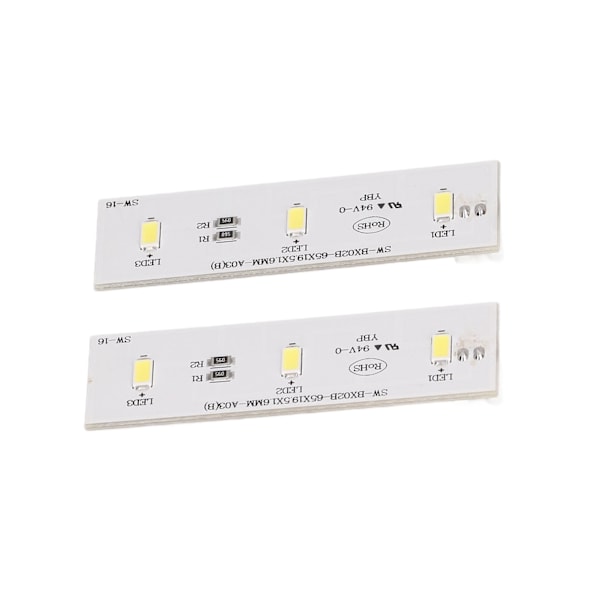 2 st LED-ljuslist för kylskåp, ersättningsdel för frys, SW BX02B DC 12V