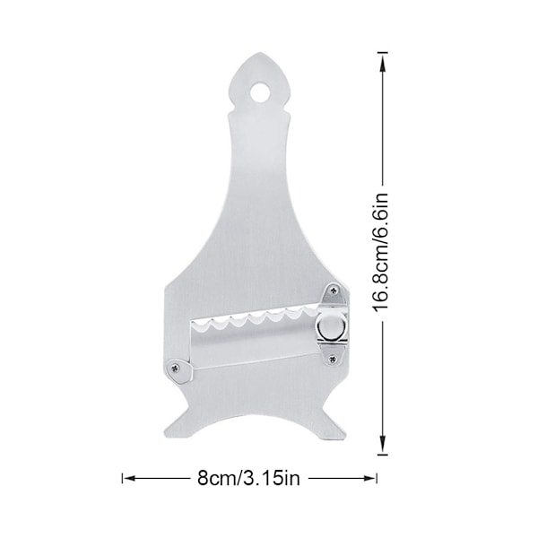 Tryffeliviipale - Ruostumaton teräs - Säädettävä viipalointiterä - Juustohöylä