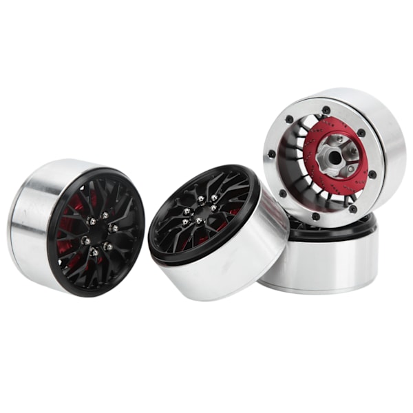 2,2 tommer Beadlock hjul fælge Hub RC aluminiumlegering Beadlock hjulnav til TraxxasBlack