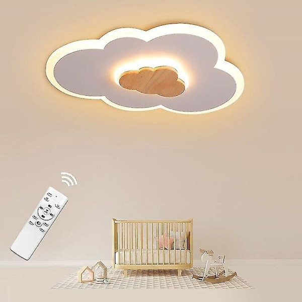 Moderne hvit sky LED-taklampe, 40 cm, 20 W, dimbar fjernkontroll, 3000K - 6000K, barnerom