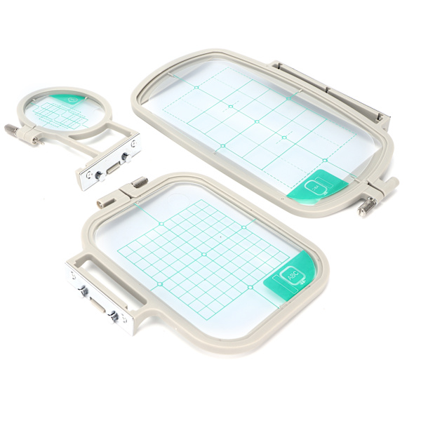 3-pack broderiram med hushålls multifunktionell broderi symaskin set för hemmet