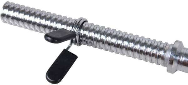 Spring Clips, 1-inch Special Circlip for Dumbbell Bar, Clamp Bar with Rubber Grip (25mm/2pcs)
