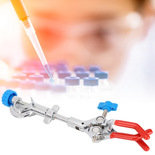 Labs Clamp Universal 3 Claw Multifunktionel Enkeltjustering Laboratorieforsyninger
