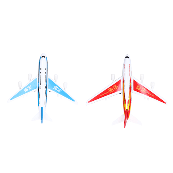 1:60 2 stk. Legetøjsfly i metal - B