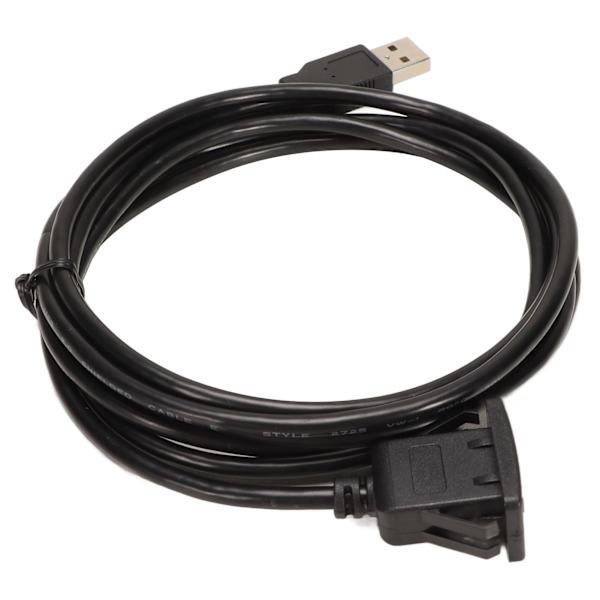 Auton USB 2.0 -jatkokaapeli, upotettu asennus, vedenpitävä PVC auton kojelaudan jatkokaapeli
