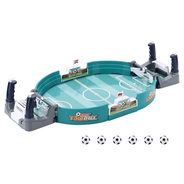 Vihreä jalkapalloflipperi – interaktiivinen pöytäjalkapallopeli 6 pallolla (M-koko)