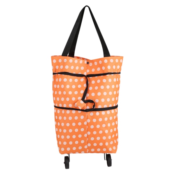 Oxford Cloth Materiale Foldbar Dual Purpose Wheel Rolling Shopping Bag