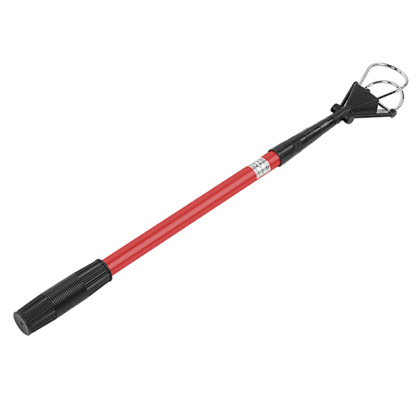 Aluminiumlegering Lättvikts Fem Sektioner Retractable Gratis Justerbar Golfboll Plockare Retriever Verktyg Tillbehör Röd/Svart 60-183cm