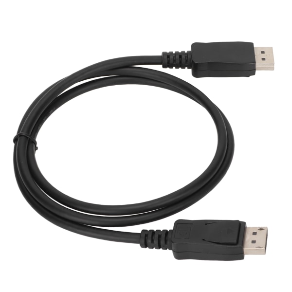 DP hann til DP hannkabel høyhastighets 32AWG 4K 60Hz HD DisplayPort-kabel med støvdeksel1m / 3.3ft