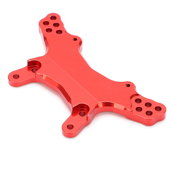 RC 1/18 Aluminium Alloy Front Damper Mount för Losi MiniT 2.0 1/18 RC Bil Uppgraderingsdelar (Röd)