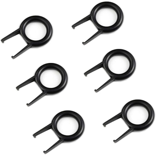 6 Stycken Mekanisk Tangentbords Keycap Puller Tangentborttagare Reparationsverktyg för Mekaniska Tangentbord, Svart