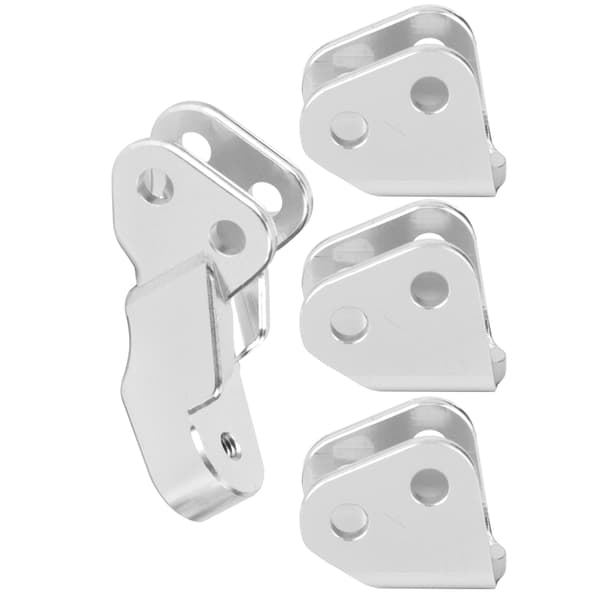 Aluminiumslegering Link Mount Sæt RC Tilbehørsdel Passer til Redcat Scout II Gen8 RC Bil Sølv