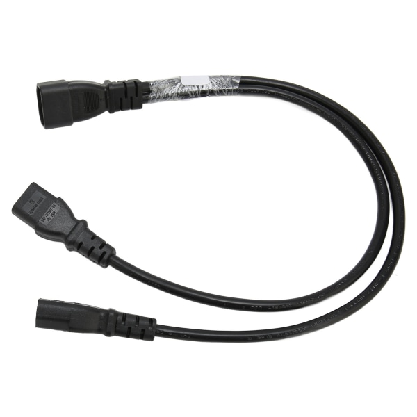 Enkel C14 till Dual 5 15R C13 sladd Kort Power UPS Server Y Splitter Adapter Kabel för PC Monitor Printer
