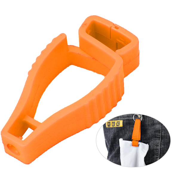 Hög elastisk hög hållfasthet dykning säkerhetshandske klämma golfkläder hållare klämma orange S